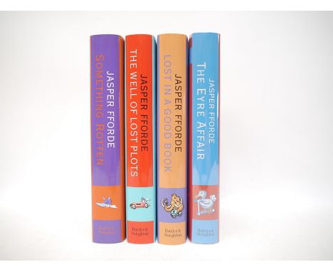 Jasper Fforde, 'Thursday Next' first series set of four novels, all published London, Hodder &amp; Stoughton, all 1st edition