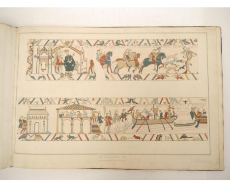 James Basire after Charles Stothard, The Bayeux Tapestry, London, Society of Antiquaries, 1819-1823, 16 (of 17) large format 