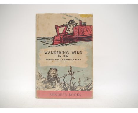 Denys Watkins-Pitchford "BB": "Wandering Wind", L, Hamish Hamilton, 1957, 1st edition, five full page plates and in text  bla