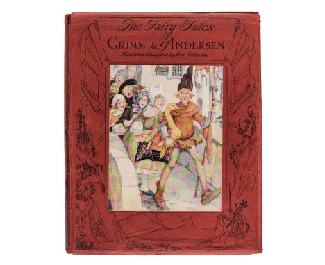 Anderson (Anne, illustrator). The Fairy Tales of Grimm & Anderson, Collins Clear Type Press, circa 1930,  16 colour plates, o