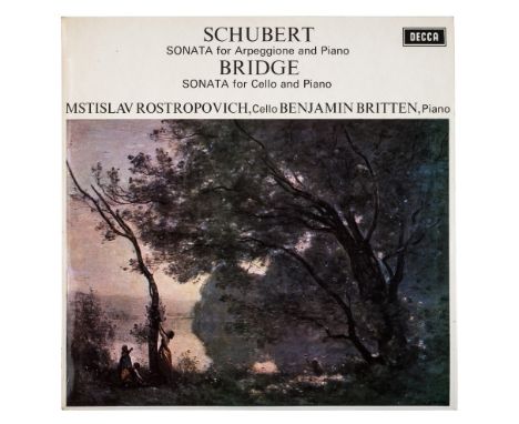 *Schubert (Franz). Rare Decca SXL 6426 Stereo Wideband vinyl record, Sonata in A Minor for Arpeggione and Piano, D.821, Frank