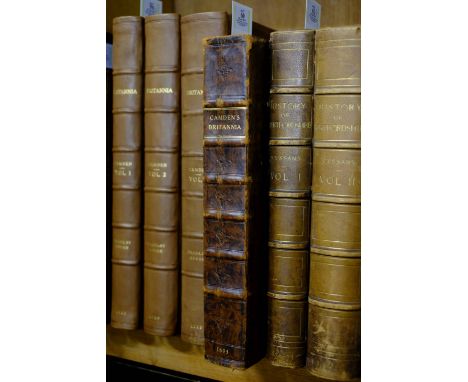 Camden (William). Camden's Britannia, newly translated into English with large additions and Improvements, published Edmund G