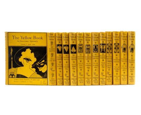 [Beardsley (Aubrey) & others.] The Yellow Book: An Illustrated Quarterly, 13 vol. [all published], plates, illustrations and 