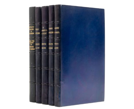 Waugh (Evelyn) Decline and Fall [&] Viles Bodies [&] A Handful of Dust [&] Black Mischief, together 4 vol., each number 3 of 