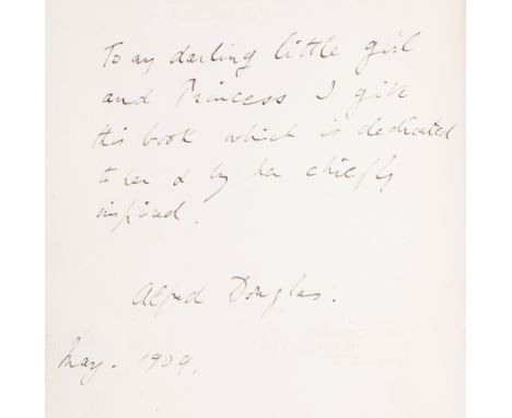 Douglas (Lord Alfred) Sonnets, first edition, the dedication copy, with signed presentation inscription from the author to hi