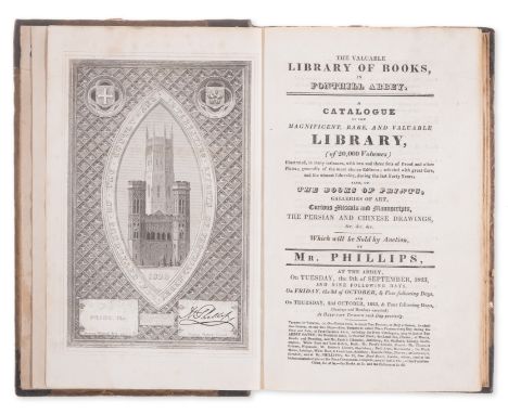 Beckford (William).- [Sale Catalogue] The Valuable Library of Books in Fonthill Abbey. A Catalogue of the Magnificent, Rare, 