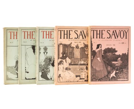 Beardsley (Aubrey).- Symons (Arthur) The Savoy: An Illustrated Quarterly, 8 vol., first edition, plates and illustrations by 