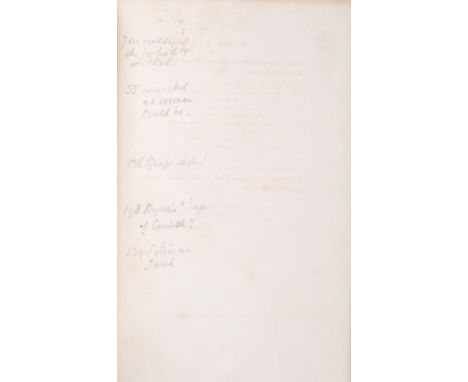[Beckford (William)] Vathek, fourth edition, revised and corrected, lacking half-title, with engraved frontispiece after West