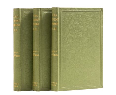 Davidson (John) and C.J. Wills. Laura Ruthven's Widowhood, 3 vol., first edition, floral endpapers (that in vol.1 with short 