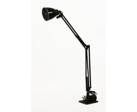 An Anglepoise table lamp