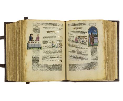 Hebrew Manuscripts.- Rothschild Miscellany (The): The Israel Museum Jerusalem MS, 180/51, 2 vol. including commentary, number