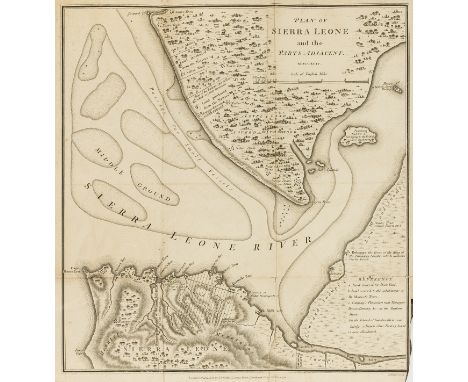 Africa.- , Account of the Colony of Sierra Leone (An), engraved folding map frontispiece, small tear, repaired, faint damp-st