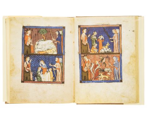 Hebrew Manuscripts.- Sarajevo Haggadah (The), 2 vol. including commentary by Eugen Werber, facsimile with colour illustration