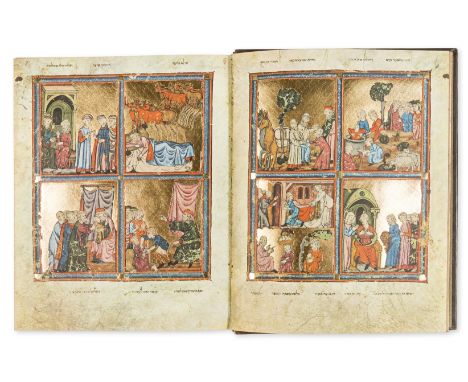 Hebrew Manuscripts.- Golden Haggadah (The): a Fourteenth-Century Illuminated Hebrew Manuscript in the British Museum, 2 vol. 