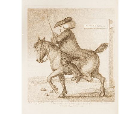 NO RESERVE [Bunbury (Henry William)], "Geoffrey Gambado" An Academy for Grown Horsemen [and] Annals of Horsemanship, 2 parts 