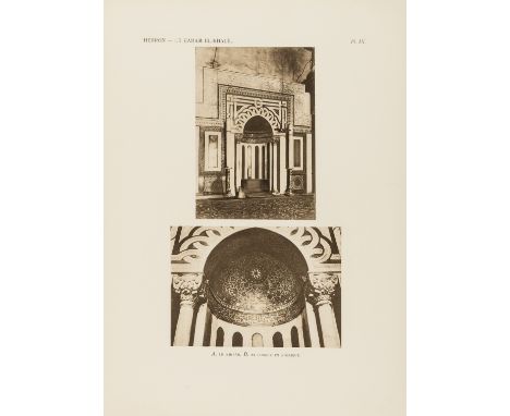 Near East.- Vincent (L.H.), E.J.H.Mackay and F.M.Abel. Hébron. Le Haram El-Khalîl: Sépulture des Patriarches, 2 vol. includin