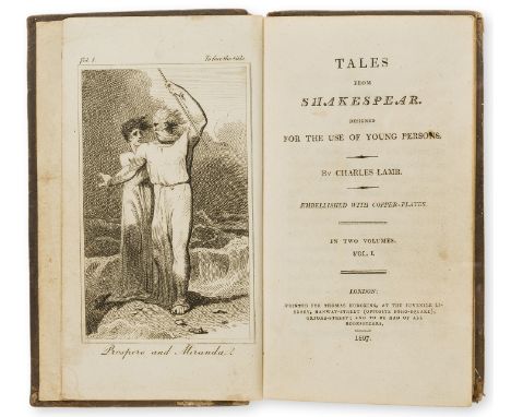 [Lamb (Charles [and Mary]) Tales From Shakespear Designed for the Use of Young Persons, 2 vol., first edition, first issue wi