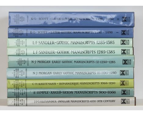 Alexander (J.J.G., editor) A Survey of Manuscripts Illuminated in the British Isles, 6 vol. in 9 [a complete set], illustrati