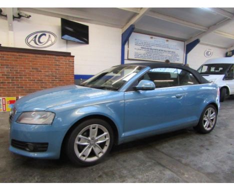 Make &amp; Model: Audi A3 Sport TDIDate of Reg: YE09 NKXColour: Bluecc: 1968MoT: 14-06-2022Fuel Type: DIESELMileage: 170kTran