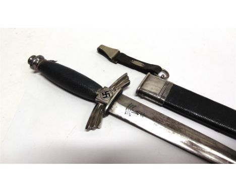 A GERMAN THIRD REICH NATIONAL SOZIALISTISCHE FLIEGERKORPS (NSFK) MODEL 1937 SERVICE DAGGER (FLYER'S KNIFE), WITH HANGER  by G