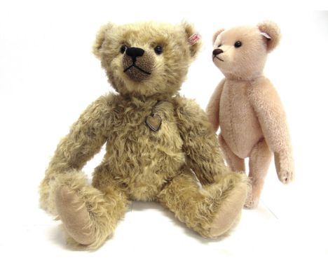 TWO STEIFF COLLECTOR'S TEDDY BEARS  comprising 'Harpo - The Smiling Bear' (2011 North American edition), caramel, limited edi