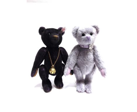TWO STEIFF COLLECTOR'S TEDDY BEARS  comprising 'Krystabelle' (for Danbury Mint), lilac, limited edition no.30, with certifica
