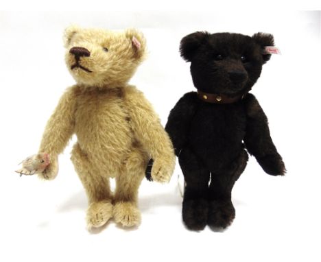 TWO STEIFF COLLECTOR'S TEDDY BEARS  comprising 'Romance', beige, limited edition 628/2006, with certificate of authenticity, 