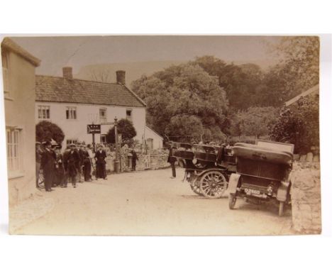 POSTCARDS - CHEDDAR (SOMERSET)  Approximately 170 cards, including real photographic views of a motor car crash (by Collard o