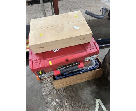 Four boxes of mixed tools to include spanners, rachets etc