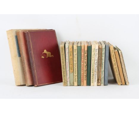 Books by Beatrix POTTER and A. A. MILNE, to include the following Potter volumes: 'The Tale of Pigling Bland' (Frederick Warn