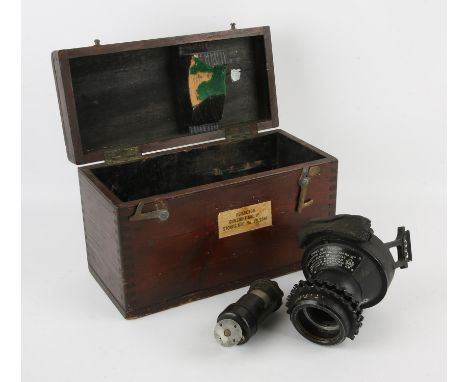 WWII Reflector gunsight MK. II* Stores Ref. N0. 8B/2361 (15598/43) in original box with hand written note :- A.M. Location If
