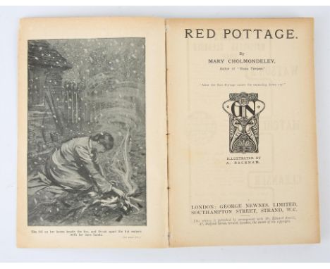 Cholmondeley, Mary, 'Red Pottage', London, George Newness, first edition, with illustrations by Arthur Rackham, original prin