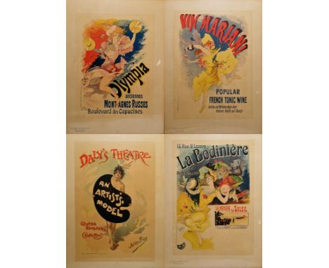 Jules Chéret (1836-1932) Colour lithograph Original advertising poster, "Olympia Anciennes Mont Agnes Russes Bloulevard des C