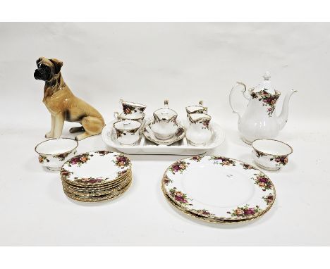 Royal Albert bone china Old Country Roses pattern part&nbsp; dinner and breakfast service, printed marks including baluster c