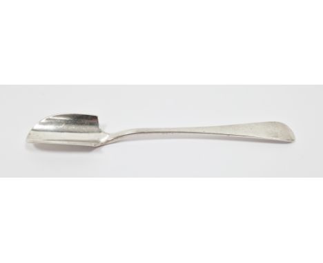 George V silver stilton cheese scoop, London 1933, Goldsmiths &amp; Silversmiths, old English pattern,&nbsp; 21cm long, appro