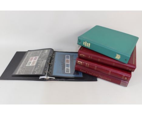 Various first day covers in five albums
