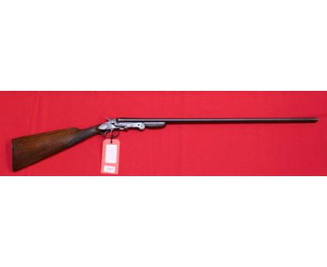 A .410 D/B side lever hammer shotgun, S/No.741, this item can only be purchased by someone with a current valid shotgun certi