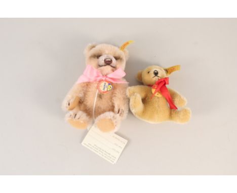 Two small Steiff bears, Jackie plus one other