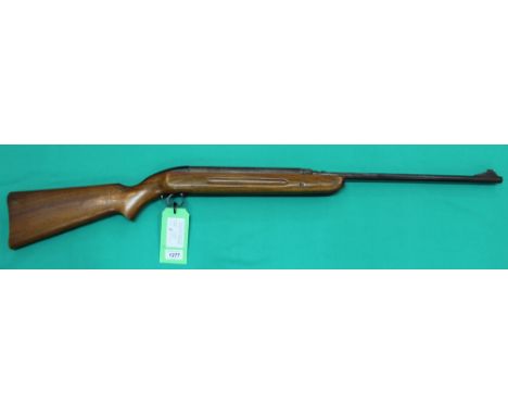 A B.S.A. Airsporter MK II .22 cal air rifle, S/No.G.D.27204 (1959-1965) (rear sight missing), as a post 1939 air weapon the r