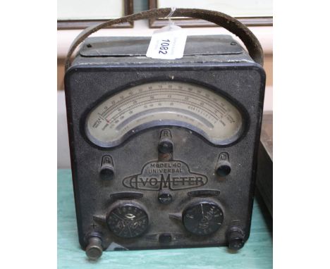 An 'A.M.' marked model 40 Universal Avometer