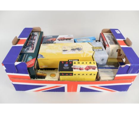 Boxed Corgi heavy haulage vehicles