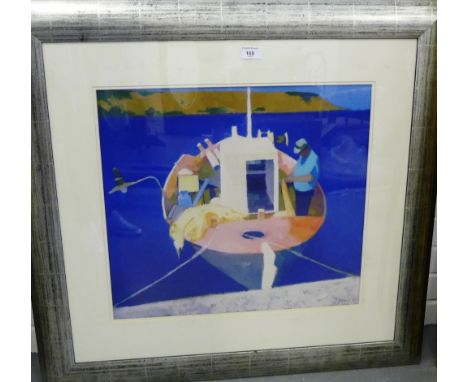 A Charles Jamieson framed print, 48cm x 46cm
