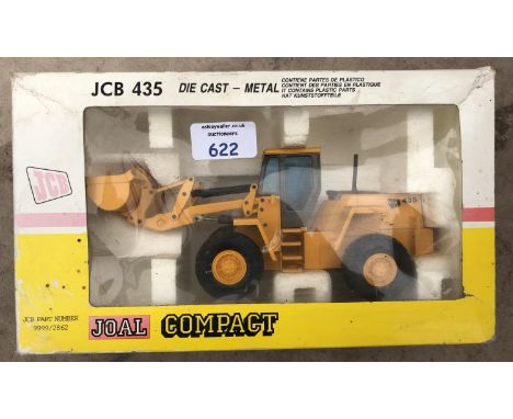 A BOXED 'JOAL' COMPACT JCB 435 LOADER METAL DIE CAST MODEL 