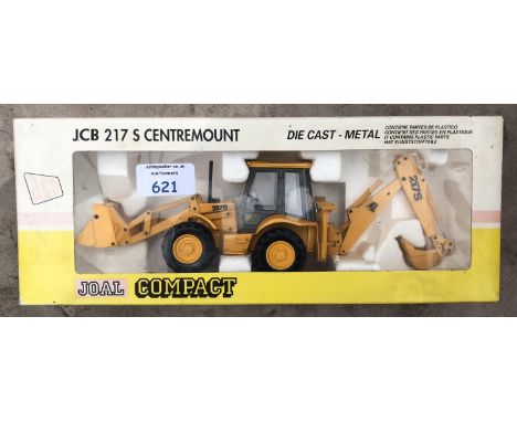 A BOXED 'JOAL' COMPACT JCB 2175 CENTREMOUNT METAL DIE CAST MODEL 