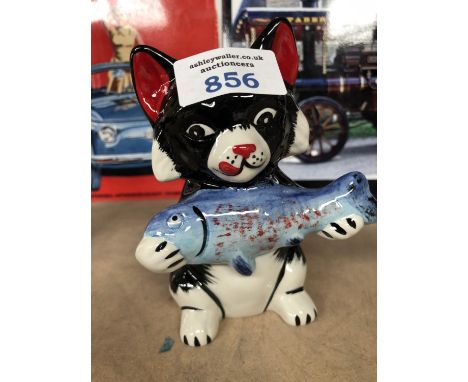 A LORNA BAILEY CERAMIC CAT MODEL 'PIKEY' 
