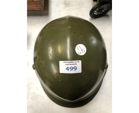 A GERMAN WAR HELMET 