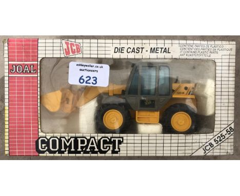A BOXED 'JOAL' COMPACT JCB 525-58 LOADER METAL DIE CAST MODEL 