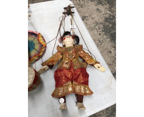 A VINTAGE THAI HAND PUPPET MODEL 