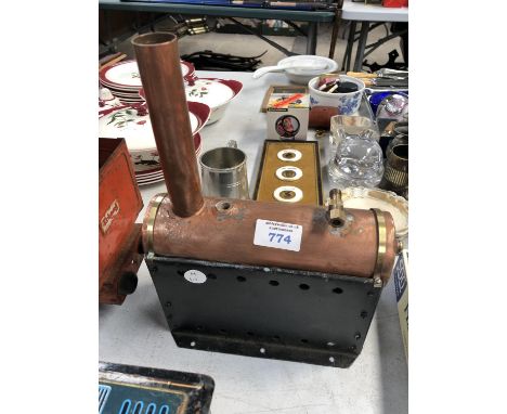 A VINTAGE MAMOD STEAM ENGINE 