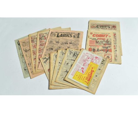 Vintage British Comics: The Kinema Comic, The Starlight Comics, The Sunshine Picture Storybook, Ships, Larks, Comic Cuts etc.